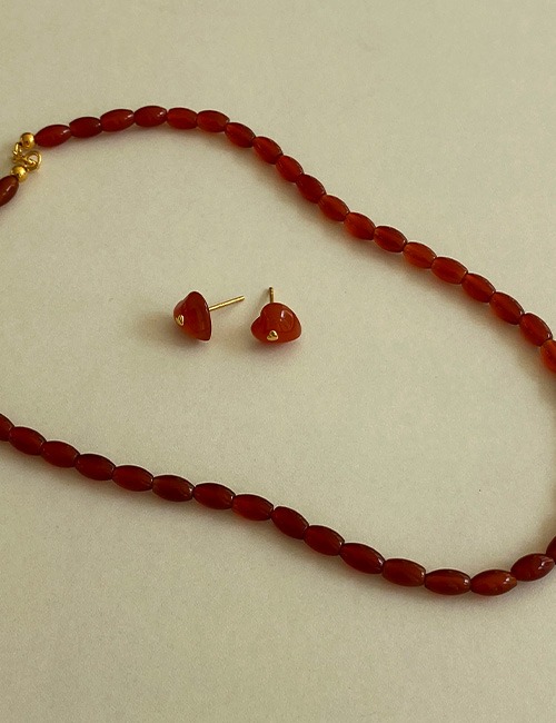 Cherry Gemstone Necklace