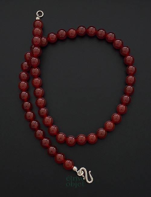 Red Carnelian Necklace(8mm)