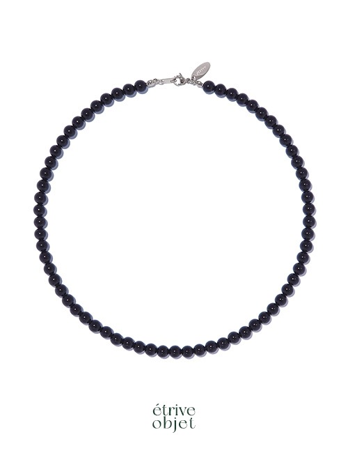 Black Onyx Necklace(6mm)